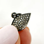 Load image into Gallery viewer, DC337. Diamond Sterling Silver Eye Charm