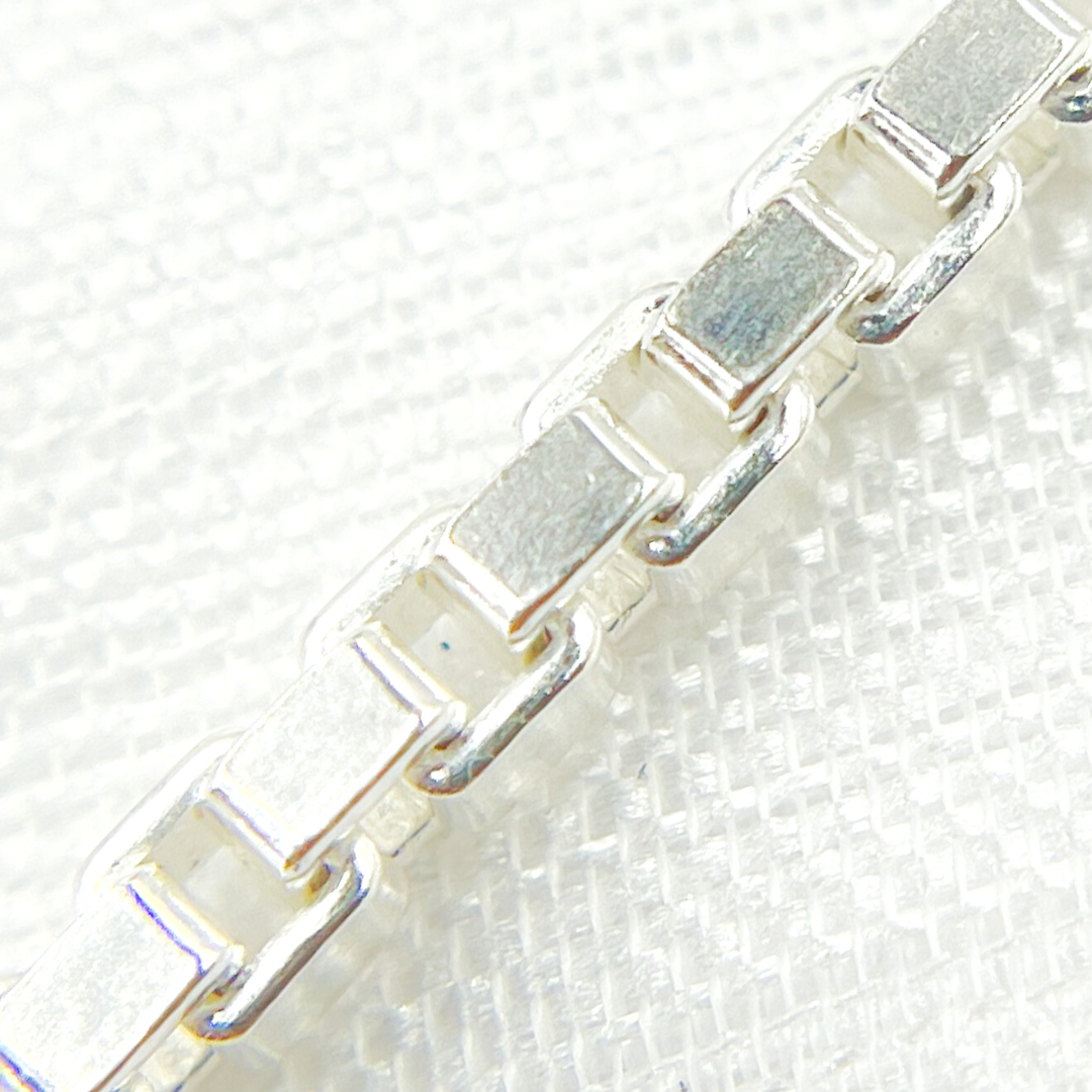 925 Sterling Silver Box Link Chain. Y108SS