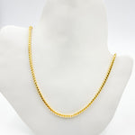 Load image into Gallery viewer,  14k Solid Yellow Gold Wheat Chain