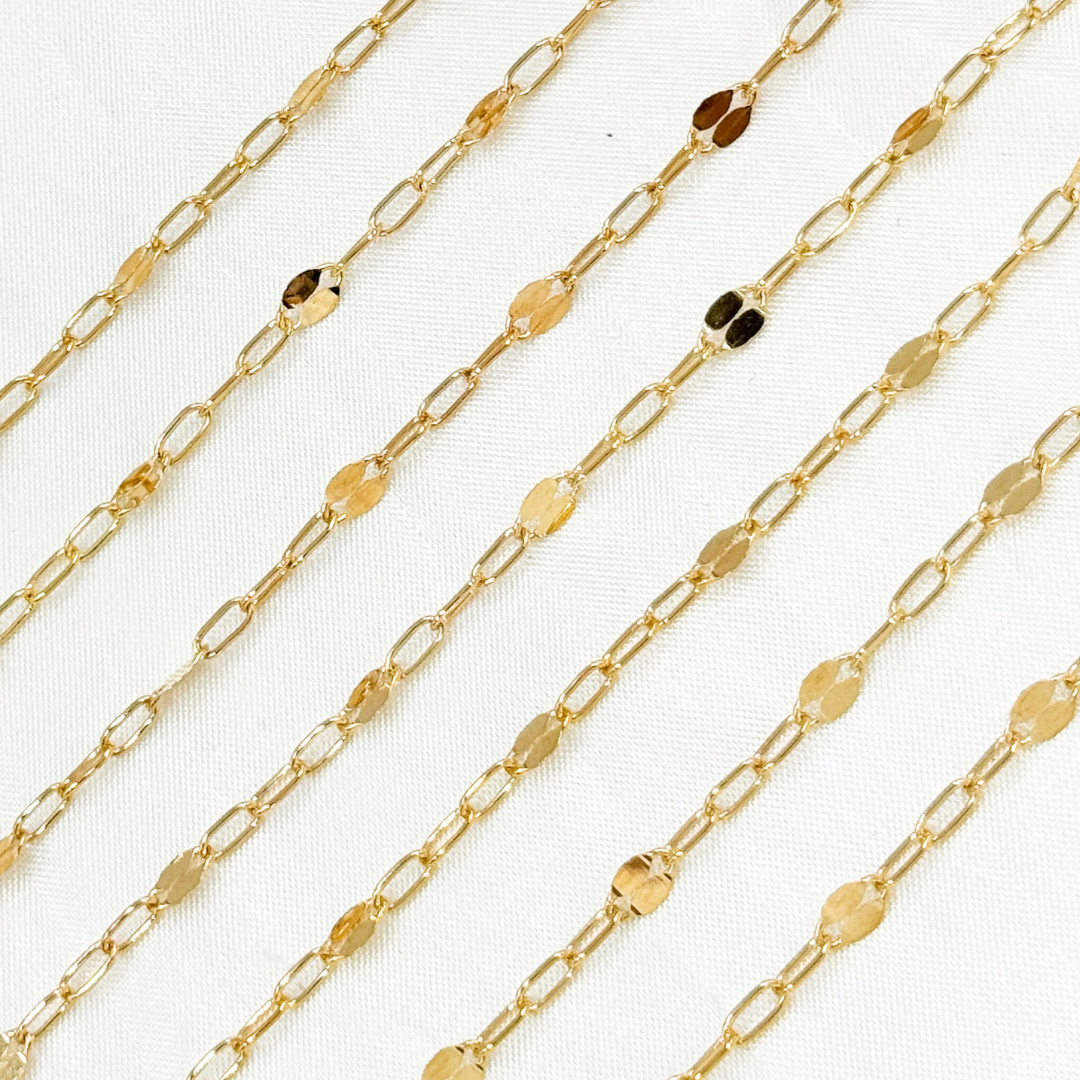 Gold Filled Marina and Cable Link Chain