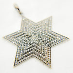 Load image into Gallery viewer, DP113. Diamond Sterling Silver Star Pendant