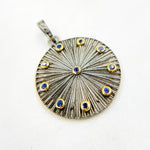 Load image into Gallery viewer, Shop Diamond Sterling Silver Round Pendants