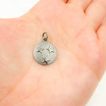 Load image into Gallery viewer, DC088. Diamond Sterling Silver Round Star Charm