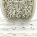 Load image into Gallery viewer, Sterling Silver Long and Short Link Chain