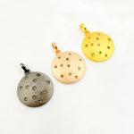 Load image into Gallery viewer, DP264. Diamond Sterling Silver Round Pendant