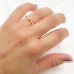 Load image into Gallery viewer, 14k Solid Gold Diamond Ring.