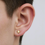 Load image into Gallery viewer, Gold Star Stud Earrings