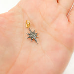 Load image into Gallery viewer, DC430. Diamond Sterling Silver Star Pendant