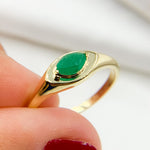 Load image into Gallery viewer, 14K Solid Gold Gemstone Ring.