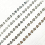 Load image into Gallery viewer, Oxidized 925 Sterling Silver Disc Chains