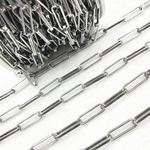 Load image into Gallery viewer, Sterling Silver Flat Paperclip Link Chains