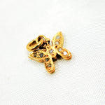 Load image into Gallery viewer, DC093. Diamond Silver Butterfly Charm
