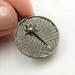 Load image into Gallery viewer, Buy Diamond Sterling Silver Round Star Pendant