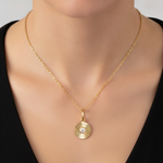 Load image into Gallery viewer, PFA33295. 14K Solid Gold Diamond Necklace