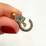 Load image into Gallery viewer, Buy Now Sterling Silver Pear Shape Trigger Clasp