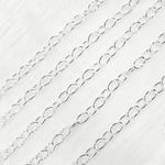 Load image into Gallery viewer, Sterling Silver Smooth Oval Link Chain
