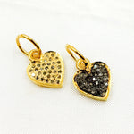 Load image into Gallery viewer, Buy Diamond Sterling Silver Heart Charm