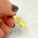 Load image into Gallery viewer, DP086. Diamond & Sterling Silver Leaf Pendant