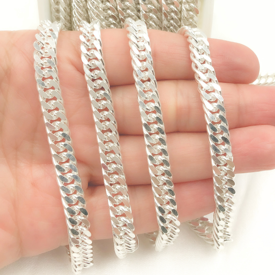 Y69SS. Sterling Silver Double Curb Chain