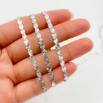 Load image into Gallery viewer, Z120SS. Sterling Silver Textured Marina Chain