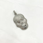 Load image into Gallery viewer, DP431. Diamond Sterling Silver Skull Pendant