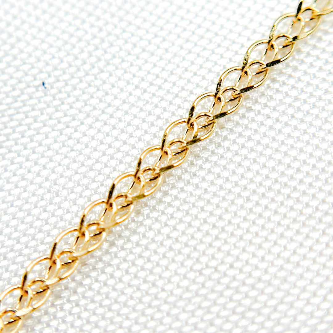 Gold Wheat Chain Necklace