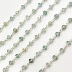 Load image into Gallery viewer, Buy Aquamarine Sterling Silver Wire Chain