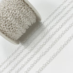 Load image into Gallery viewer, Sterling Silver Clover Link Chain