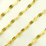 Load image into Gallery viewer, 14K Solid Gold Flat Marina Link Unfinished Chain