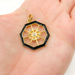 Load image into Gallery viewer, Sterling Silver Enamel Pendant