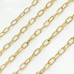 Load image into Gallery viewer, Gold Plated 925 Sterling Silver Diamond Cut Paperclip Chains