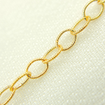 Load image into Gallery viewer, 1808MGF. 14K Gold Filled Textured Oval Link Chain