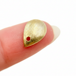 Load image into Gallery viewer, TD6GP. Gold Plated Sterling Silver Curved Tear Drop