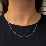 Load image into Gallery viewer, Buy Sterling Silver Ball Necklace