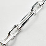 Load image into Gallery viewer, Silver Diamond Cut Paperclip Chains