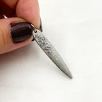 Load image into Gallery viewer, DC943. Diamond Sterling Silver Spike Pendant