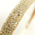 Load image into Gallery viewer, KG89. 14K Solid Gold Diamond Bangle