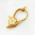 Load image into Gallery viewer, Shop NOw Sterling Silver Pear Shape Star Enamel Trigger Clasp