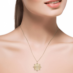 Load image into Gallery viewer, 14K Gold Diamond Star Necklace