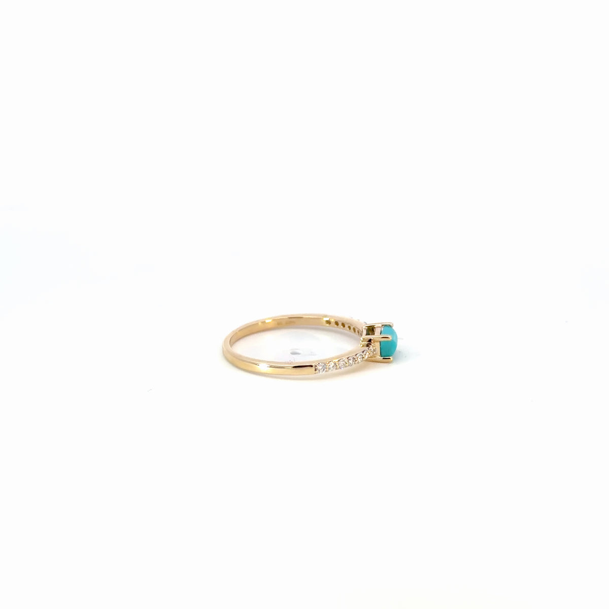 RN413847. 14K Solid Gold Diamond and Gemstone Ring