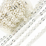 Load image into Gallery viewer, Shop Now Sterling Silver Hollow Flat Oval Link Chain