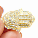 Load image into Gallery viewer, KG73. 14K Solid Gold Hamsa Charm