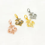 Load image into Gallery viewer, DC441. Diamond Silver Anchor Charm