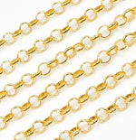Load image into Gallery viewer, 14K Gold Filled Rolo Link Chain
