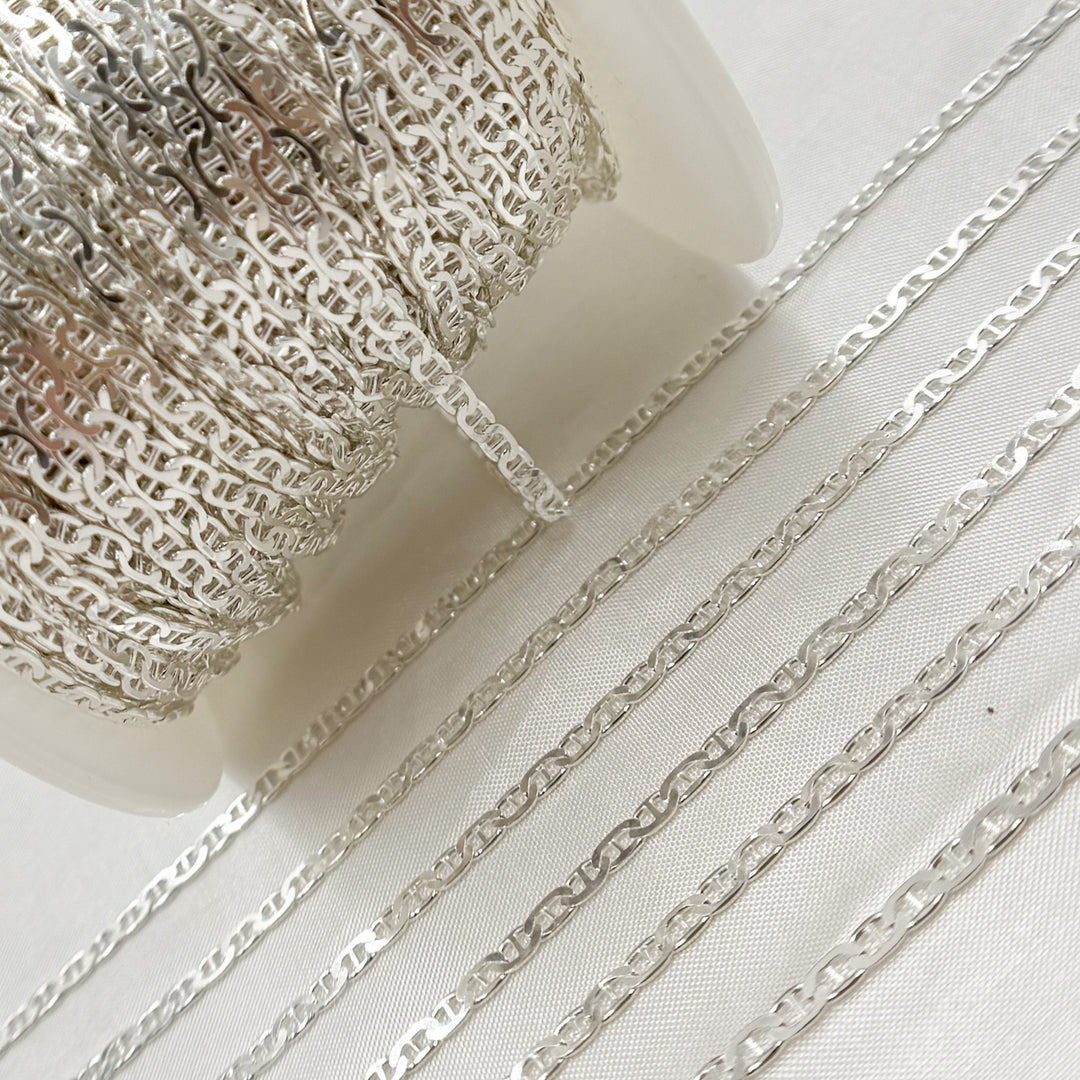 Sterling Silver Marina Link Chain