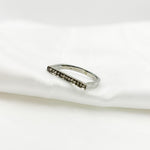 Load image into Gallery viewer, Diamond Black Rhodium Sterling Silver Ring