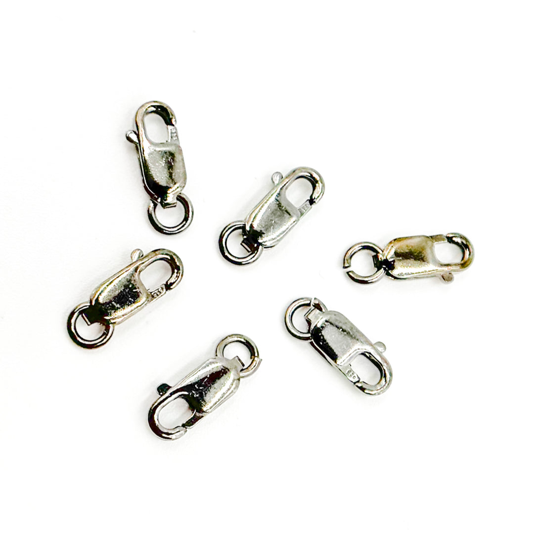 Buy 8MM Black Rhodium Lobster Clasp