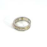 Load image into Gallery viewer, 14k Solid White Gold Diamond Ring.