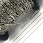 Load image into Gallery viewer, Z38OX. Oxidized Sterling Silver Thick Box Link Chain
