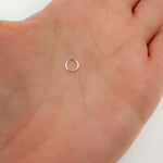 Load image into Gallery viewer, 5004472C. 5MM 20.5Gauge White Sterling Silver Close Jump Ring